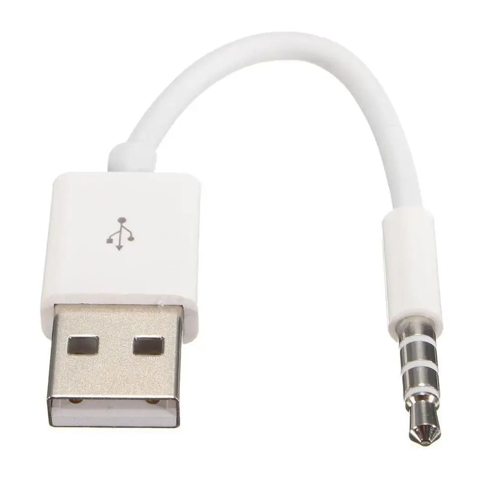 USB To 35mm Sync Data And Audio Charger Cable For IPod Shuffle 3rd 4th 5th 6th Generation High Spee 0