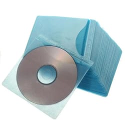 100pcs double-sided cd dvd storage sleeves protective disc case bag for media organization and archiving