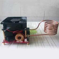 1000w zvs induction heating board module with copper coil low voltage high-frequency power supply for diy induction cook
