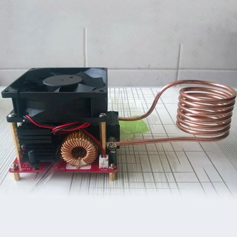 1000W ZVS Induction Heating Board Module With Copper Coil Low Voltage HighFrequency Power Supply Fo 0