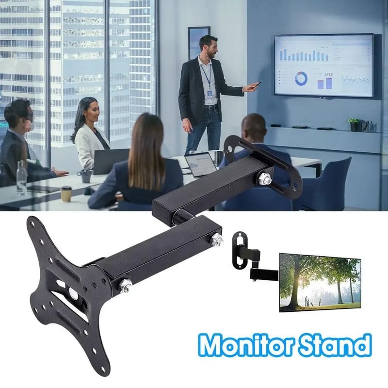 Universal Adjustable TV Wall Mount Bracket For 1027 Inch LCD LED Monitors Heavy Duty Full Motion Sc 1