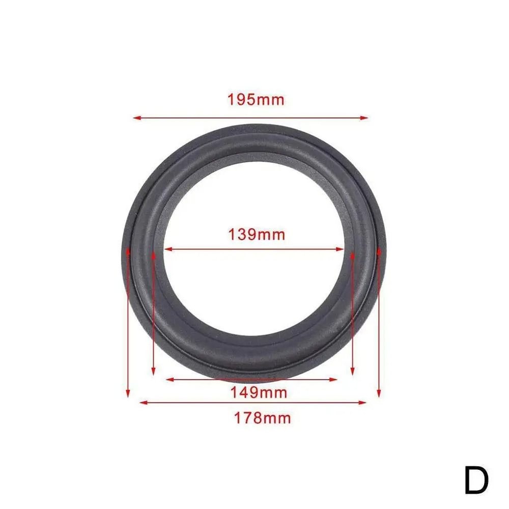 Professional Speaker Rubber Edge Surround Repair Kit For 412 Inch Woofers HighElasticity Replacemen 9