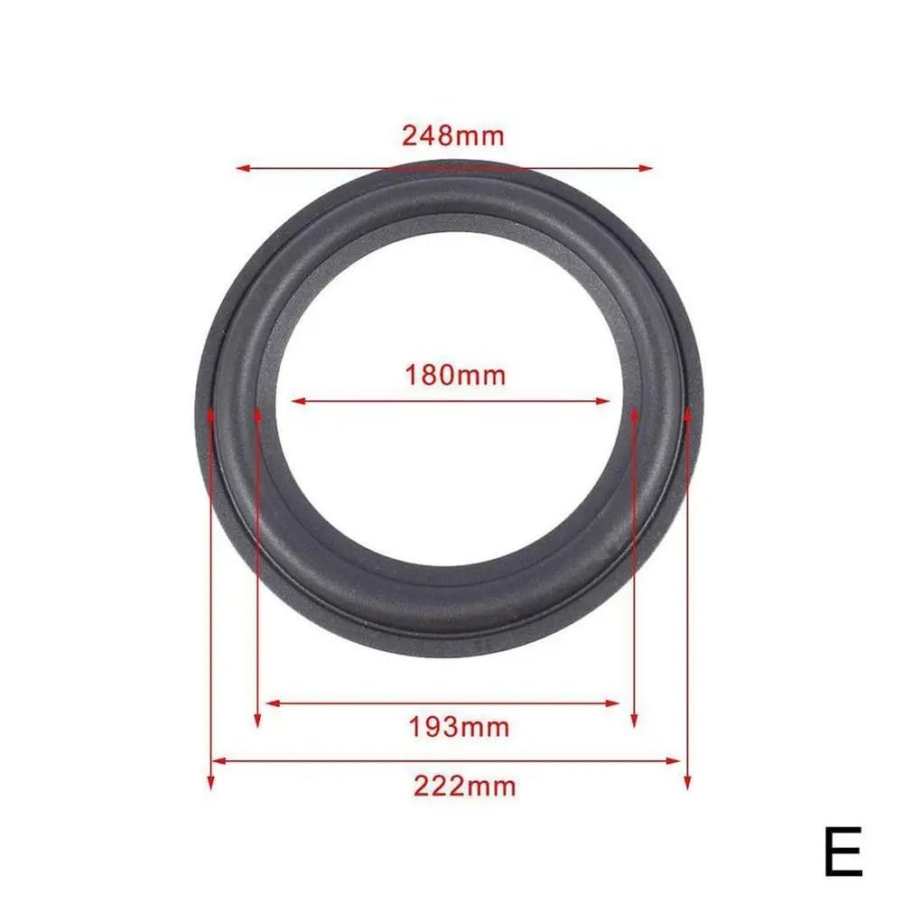 Professional Speaker Rubber Edge Surround Repair Kit For 412 Inch Woofers HighElasticity Replacemen 10