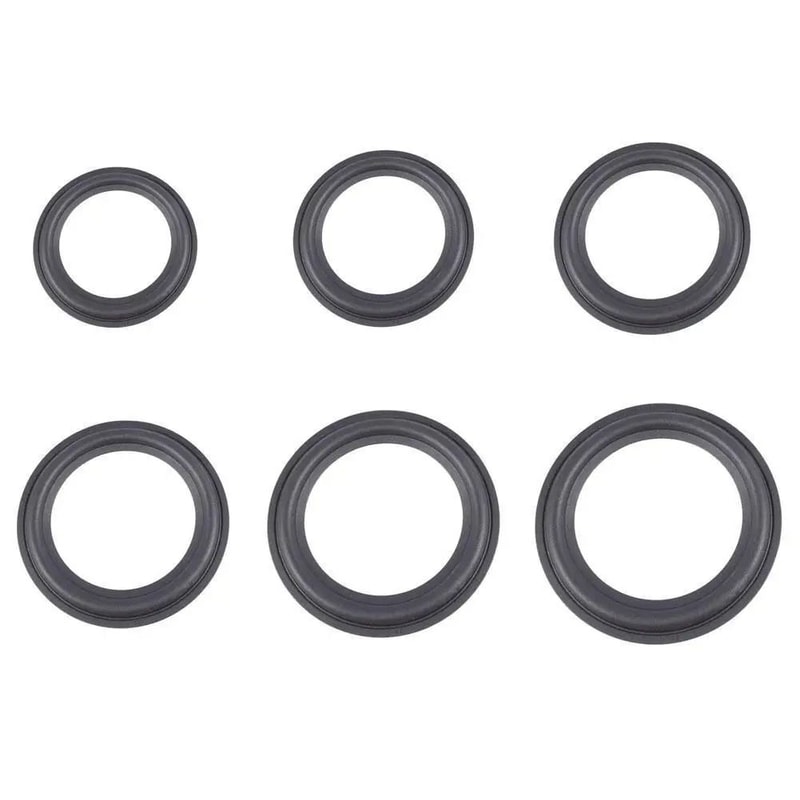 Professional Speaker Rubber Edge Surround Repair Kit For 412 Inch Woofers HighElasticity Replacemen 5