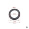 Professional Speaker Rubber Edge Surround Repair Kit For 412 Inch Woofers HighElasticity Replacemen 6