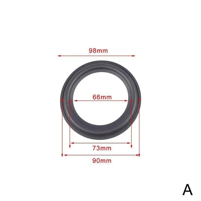 Professional Speaker Rubber Edge Surround Repair Kit For 412 Inch Woofers HighElasticity Replacemen 6