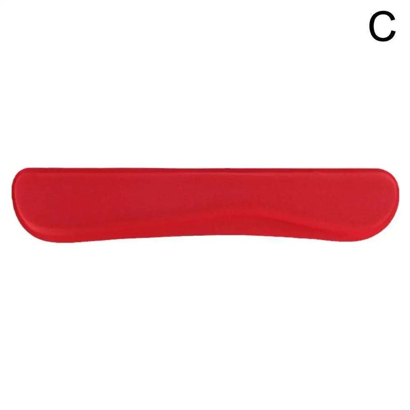 Memory Foam Keyboard Wrist Rest Pad NonSlip Superfine Fibre Ergonomic Support For Gaming And Office 9