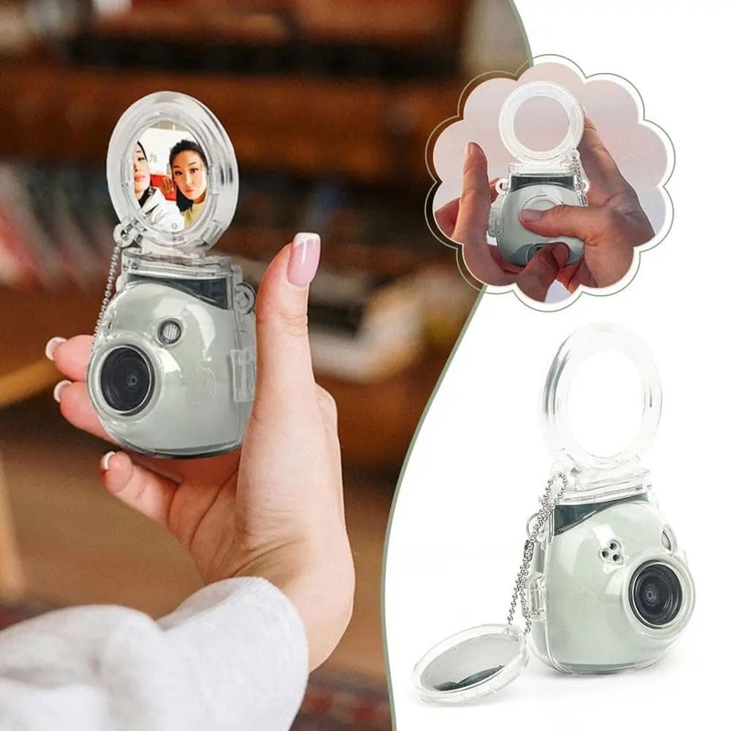 Fuji Instax Pal Crystal Case Transparent AntiScratch Protective Shell With Integrated Selfie Mirror 1