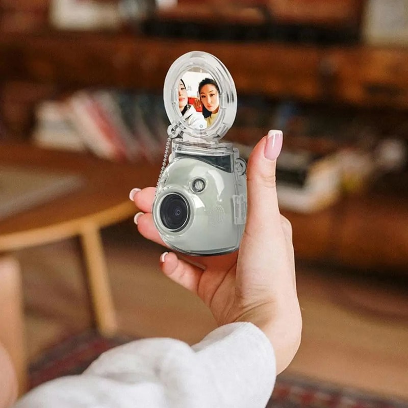 Fuji Instax Pal Crystal Case Transparent AntiScratch Protective Shell With Integrated Selfie Mirror 2