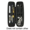 Black EVA Hard Shell Stylus And Pen Pouch With Internal Mesh Organizer And Secure Zipper Closure 0