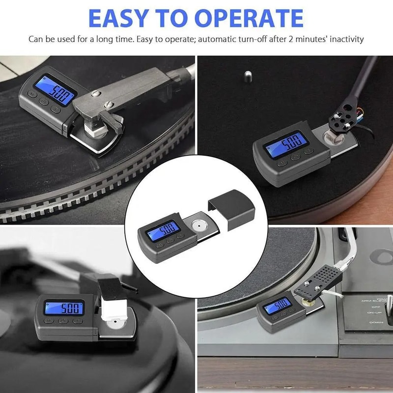 Precision Digital Turntable Stylus Force Gauge LCD Pressure Scale For Phonograph Needle Calibration 1