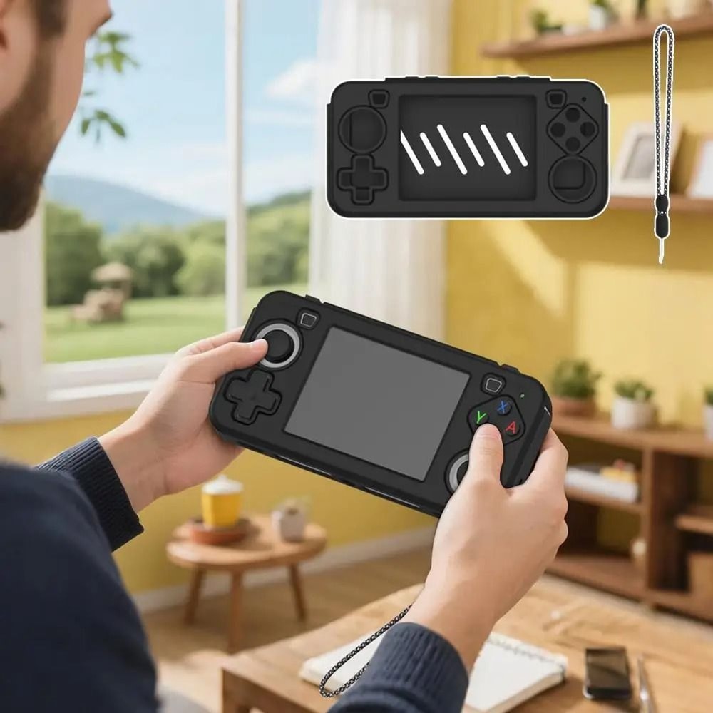 R36H Silicone Protective Cover AntiScratch Shockproof Case For Retro Handheld Gaming Consoles 1