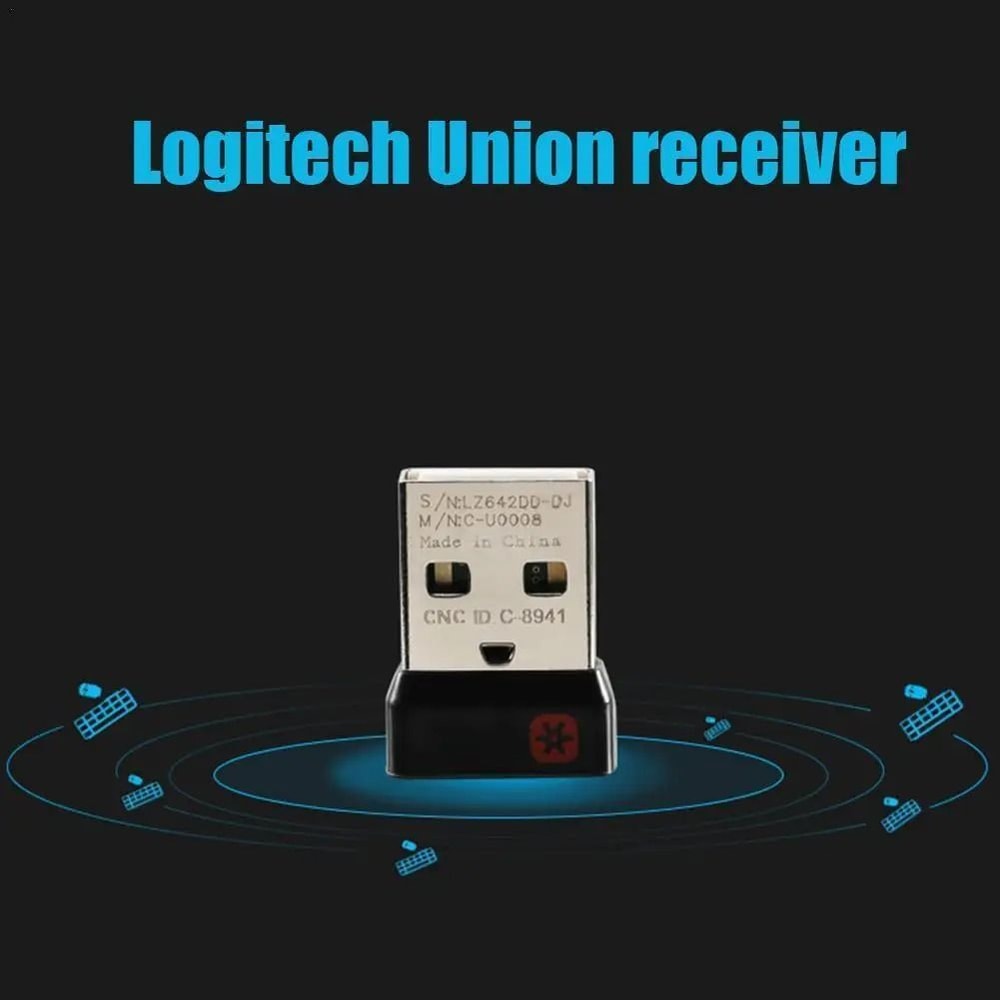 Wireless Unifying USB Receiver Adapter For Logitech Mouse And Keyboard Connect Up To 6 Devices Simu 0
