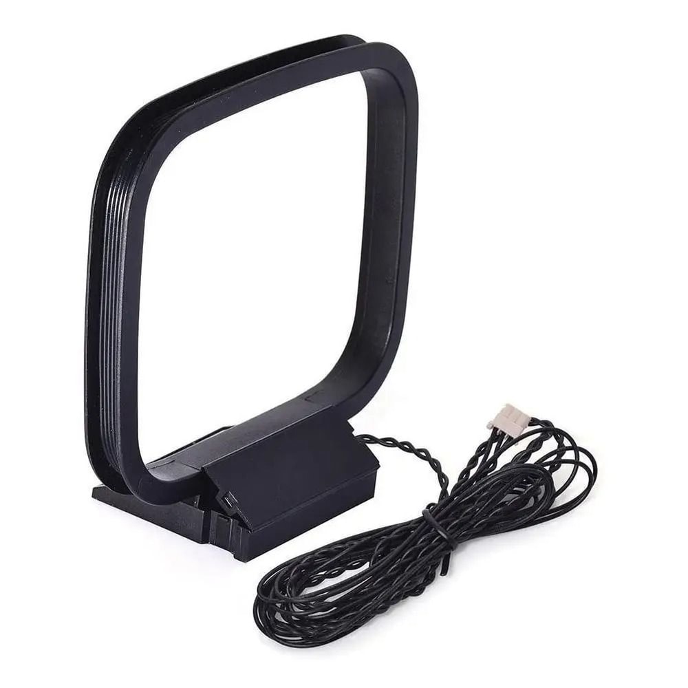 Mini Universal FM AM Radio Loop Antenna For Sony And Sharp HiFi Stereo Audio Receiver Systems 0