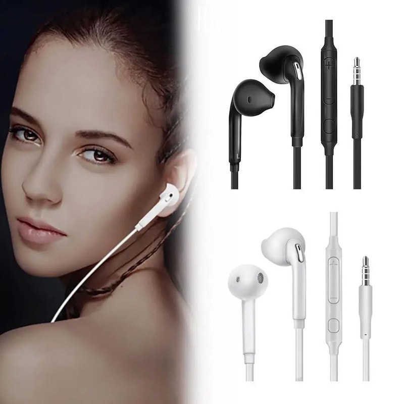 Wired 35mm Ergonomic InEar Headphones With Microphone HighFidelity Smartphone Earbuds 1