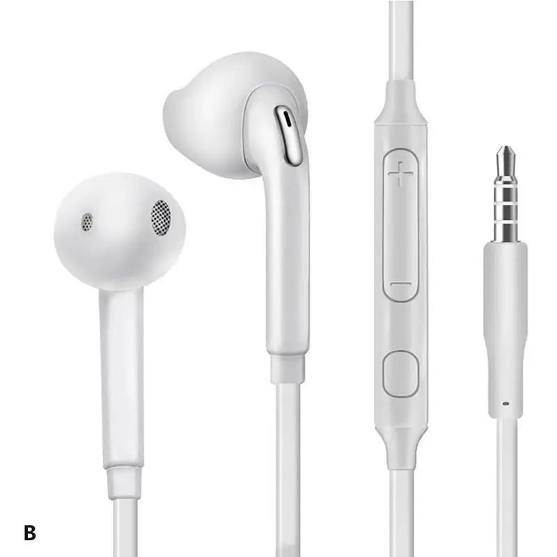 Wired 35mm Ergonomic InEar Headphones With Microphone HighFidelity Smartphone Earbuds 7