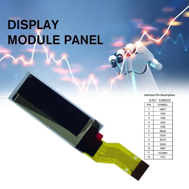 Surenoo 091 128x32 12Pin OLED Display Module SSD1306 SPI Panel For Ledger Nano S Repair 0
