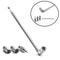 HighFidelity 76cm Telescopic DABFM Radio Antenna Universal 4Piece Aerial Set With MultiAdapter Log 0