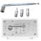 HighFidelity 76cm Telescopic DABFM Radio Antenna Universal 4Piece Aerial Set With MultiAdapter Log 2
