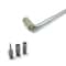 HighFidelity 76cm Telescopic DABFM Radio Antenna Universal 4Piece Aerial Set With MultiAdapter Log 3