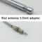 HighFidelity 76cm Telescopic DABFM Radio Antenna Universal 4Piece Aerial Set With MultiAdapter Log 4