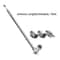 HighFidelity 76cm Telescopic DABFM Radio Antenna Universal 4Piece Aerial Set With MultiAdapter Log 5