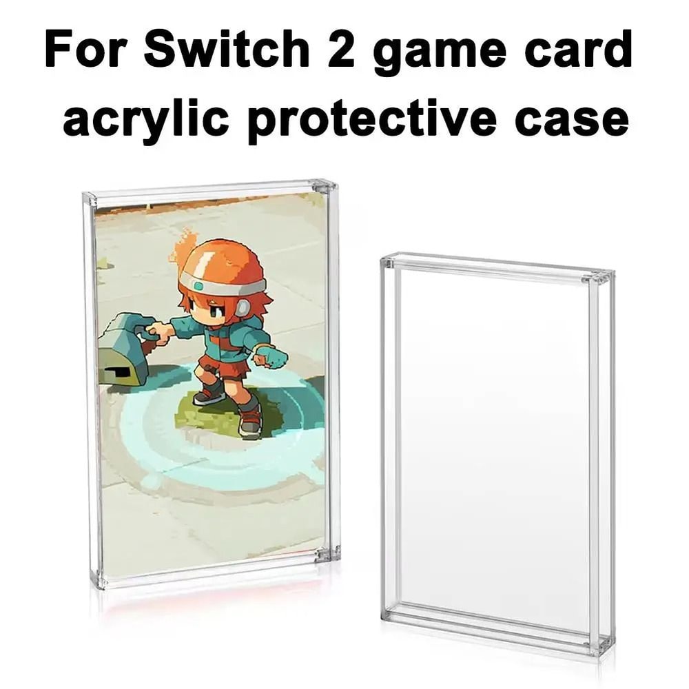 Switch 2 Magnetic Acrylic Game Card Display Case HighTransparency Dustproof Storage Box 1