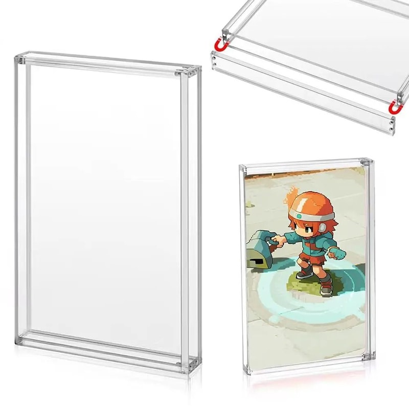 Switch 2 Magnetic Acrylic Game Card Display Case HighTransparency Dustproof Storage Box 2