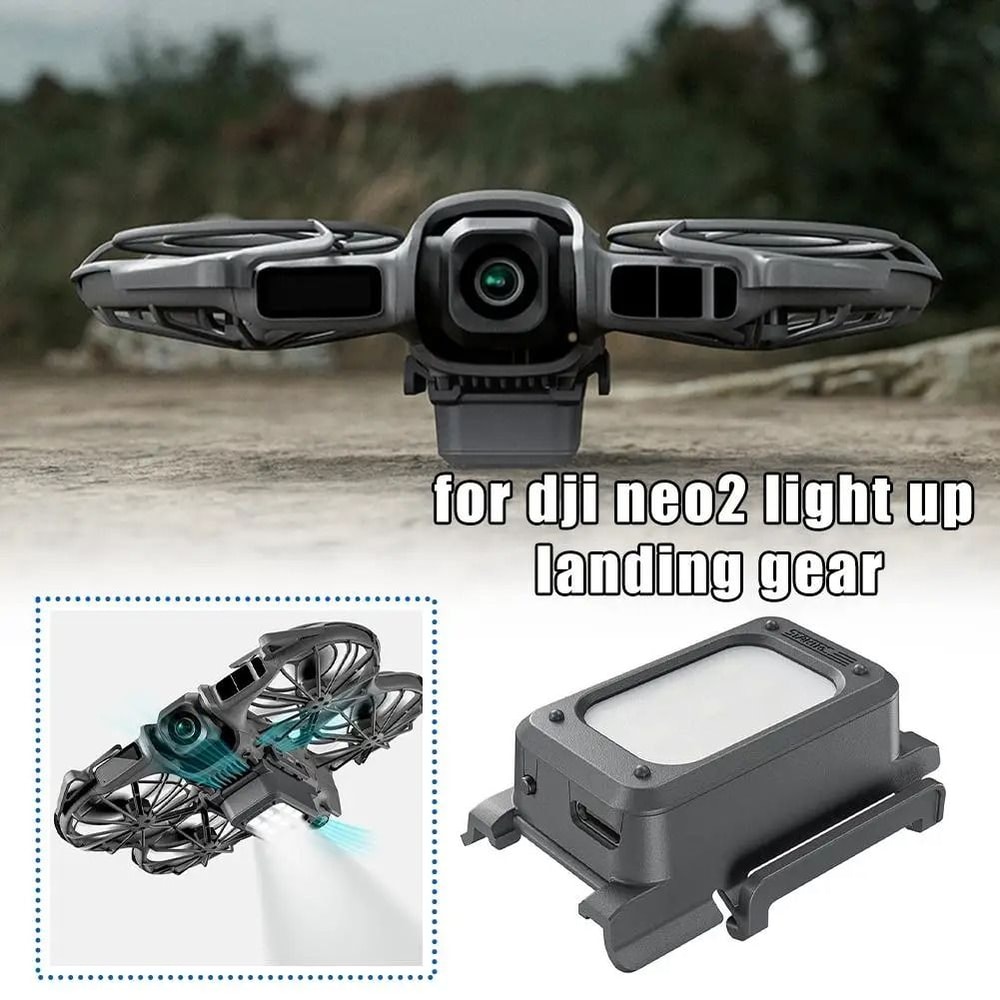 Illuminated HeightExtension Landing Gear For DJI Neo NightFlight Collision Avoidance Drone Tripod 3