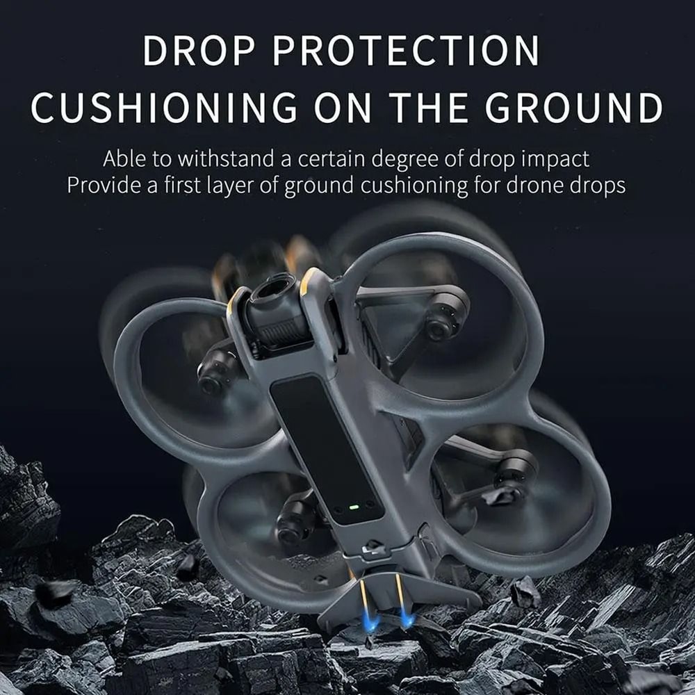 DJI Avata 2 Aerodynamic Rear Tail Wing DualFunction Drag Reduction Battery AntiRelease Buckle 3