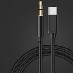high-fidelity usb-c to 3.5mm aux audio cable | 1m professional male-to-male jack adapter