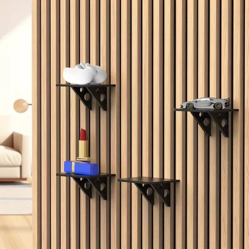 NonPerforated SoundAbsorbing Board Bracket DrillFree Floating Shelf For Acoustic Panels Studio Eq 2