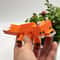 Articulated 3D Pixel Fox Figurine HighDurability Kinetic Desktop Decor Collectible Display 0