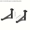 SoundAbsorbing Board Shelf Brackets Set Of 2 HighStability Acoustic Panel Mounting Hardware 6