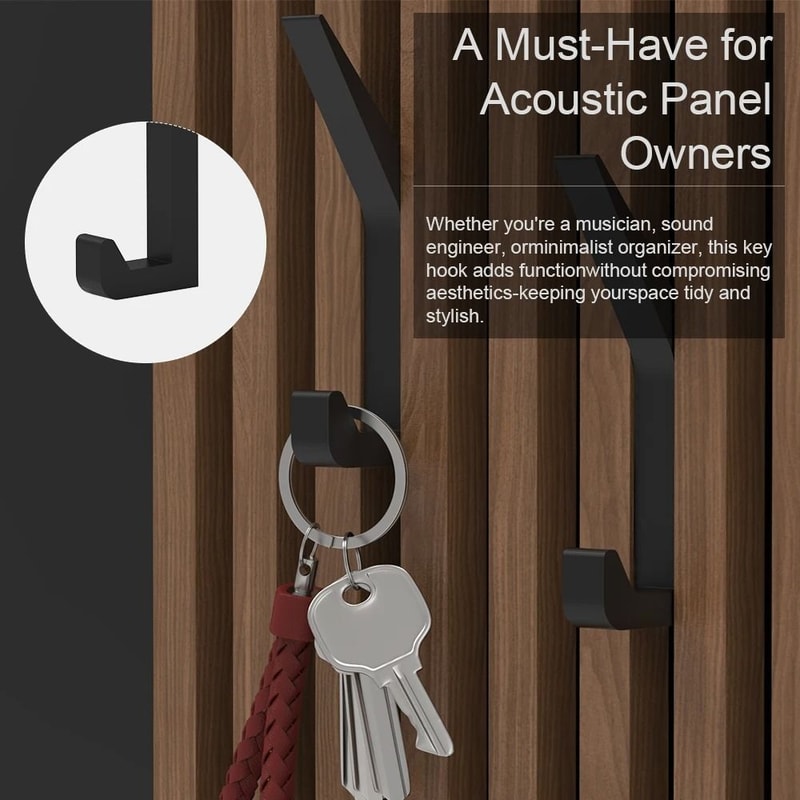 HighStrength SoundAbsorbing Board Utility Hooks IndustrialGrade NoDrill Mounting For Offices Stud 3