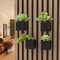 Square Acoustic Panel Planter Storage Box HighFidelity NoDrill Greenery Rack For Home Studios Of 3
