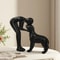 Minimalist Dog Owner Emotional Sculpture HighFidelity Sculptural Desktop Decor Heartfelt Home Ga 5