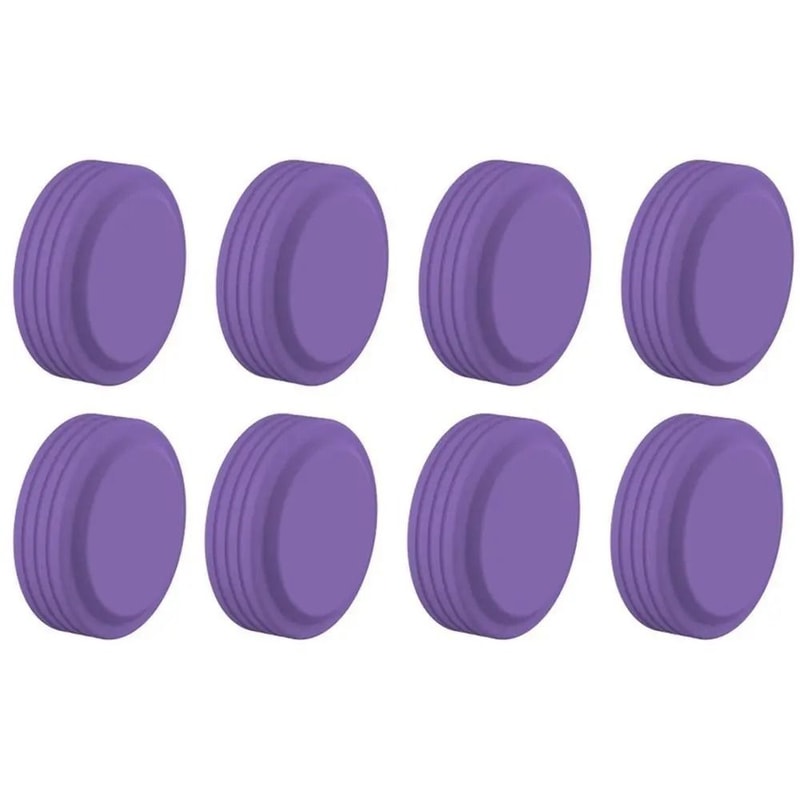 8Pack Silicone Luggage Wheel Protectors Acoustic NoiseReduction Rings For Professional Travel Gear 6
