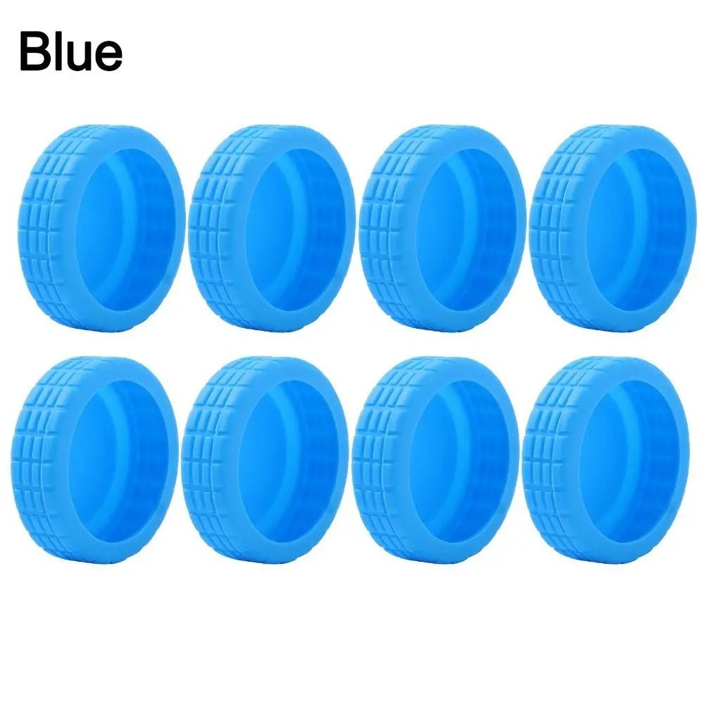 Silicone Silent Luggage Wheel Protector NoiseReduction WearResistant Cover For Trolley Casters 9