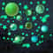Luminous Solar System Wall Gallery GlowintheDark Luminous Planet Decals Fluorescent Stars 6