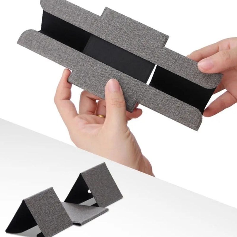 UltraSlim Folding Laptop Stand Professional Ergonomic PU Bracket For 12516 Inch Devices 2