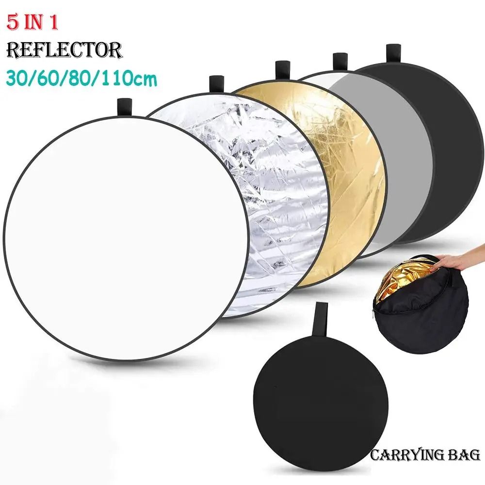 5in1 Professional Photography Reflector HighFidelity Light Diffuser Gallery For Studio Location 1