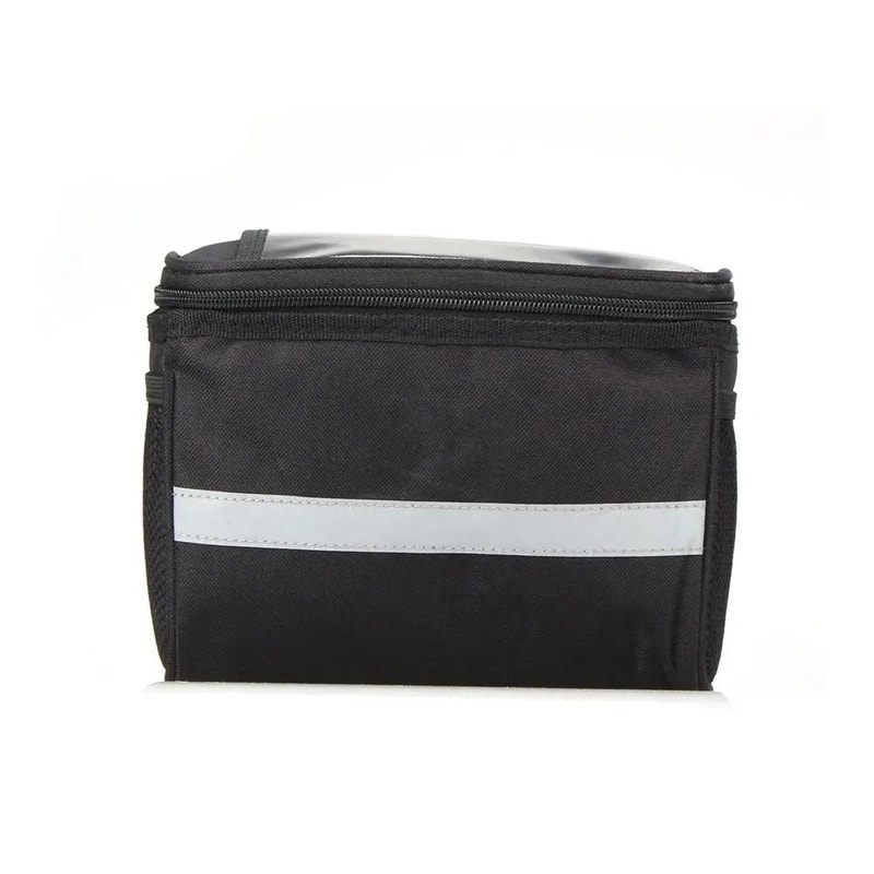 Reflective Handlebar Storage Bag HighFidelity 15L Front Tube Pannier Professional Gear Basket 6