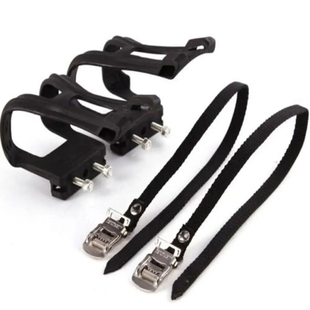 MTB Pedal Harness Set HighFidelity Toe Clip Strap Belts Integrated Bicycle Shoe Casing 2