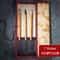 Retro Bamboo Calligraphy Brush Roll HighFidelity Professional Art Curtain Large Capacity Pouch 9