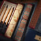 Retro Bamboo Calligraphy Brush Roll HighFidelity Professional Art Curtain Large Capacity Pouch 1