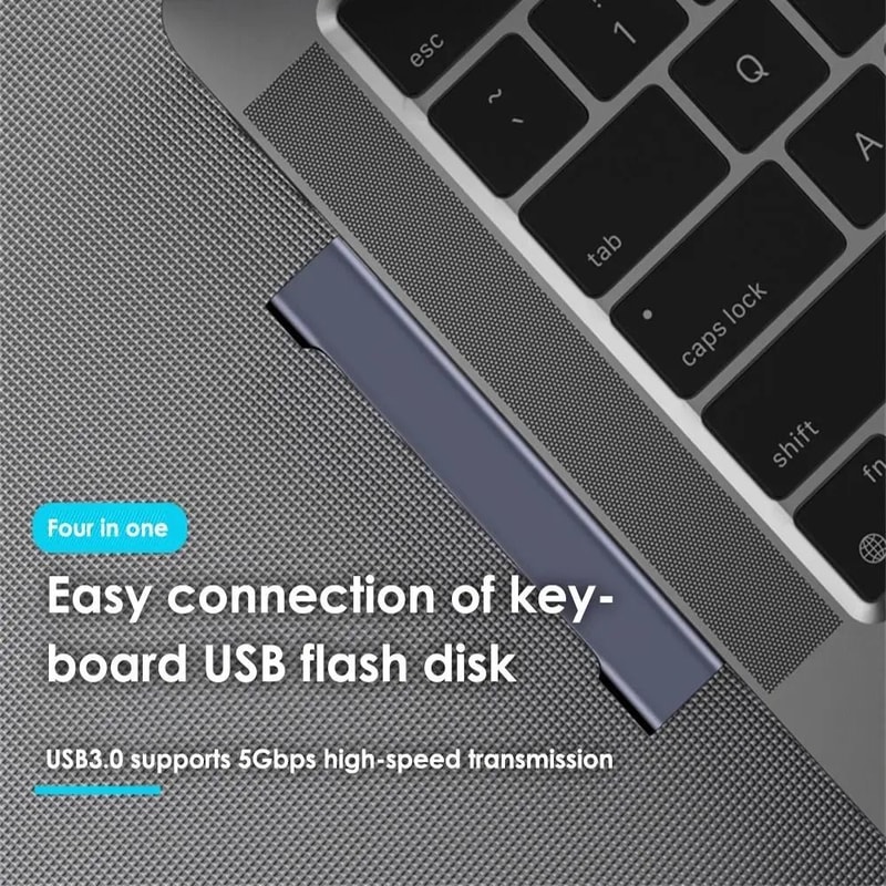 HighSpeed MultiPort Docking Station HighFidelity USB 30 USBC Hub With PD Charging OTG Logic 2