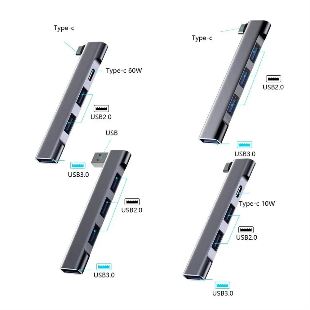 HighSpeed MultiPort Docking Station HighFidelity USB 30 USBC Hub With PD Charging OTG Logic 3