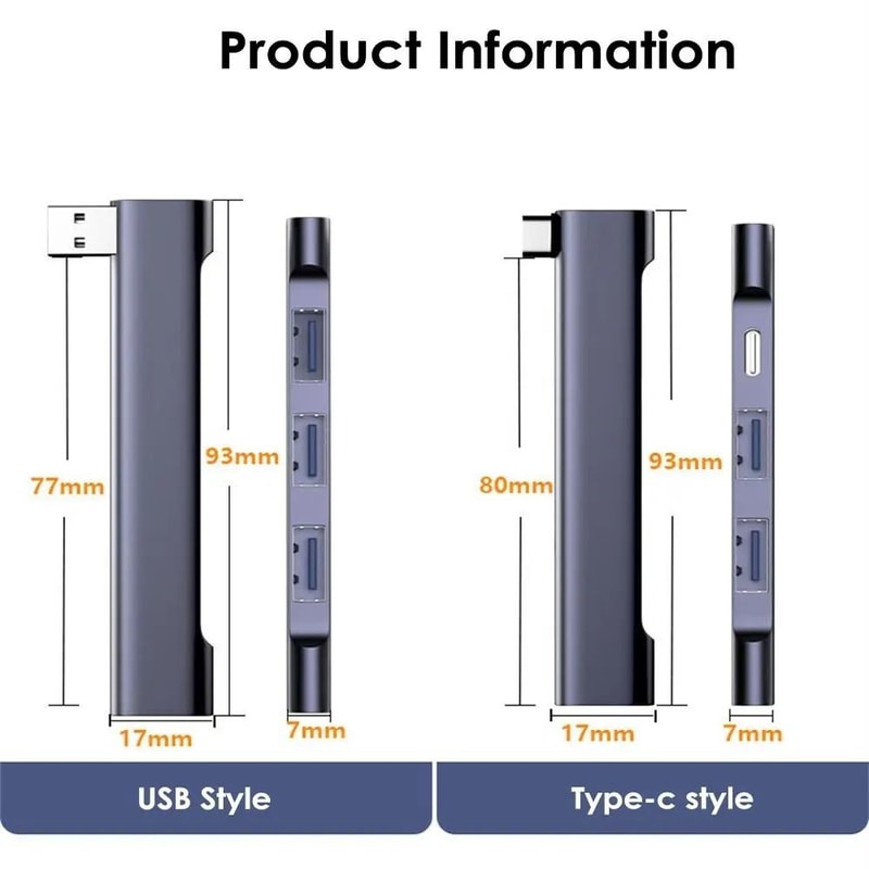 HighSpeed MultiPort Docking Station HighFidelity USB 30 USBC Hub With PD Charging OTG Logic 5