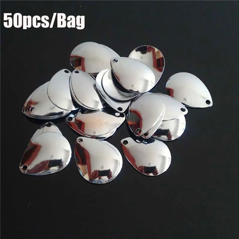 Flattie Attractor Blades HighFidelity Smooth Nickel Spinner Spoons Technical Tackle Gallery 0